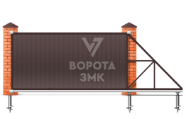 Автоматические ворота 4000×2000 Ролтэк ЗМК-7065