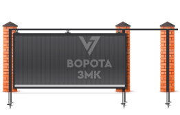 Ворота консольные подвесные 2100×3000 ЗМК-7426