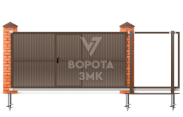 Ворота откатные 9 метров 9000×3000 ЗМК-8151