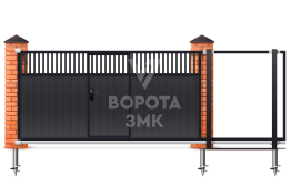 Ворота откатные 5 метров 5000×2600 ЗМК-7945