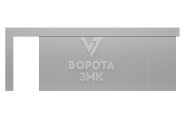 Ворота откатные противопожарные 3000×2500 ЗМК-4704