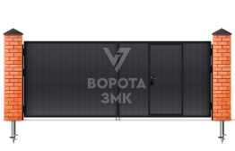 Ворота оцинкованные 1750×2750 ЗМК-5452