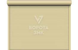 Роллетные ворота 2400×2100 с калиткой ЗМК-2181
