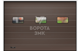 Подъемные ворота автосервиса 2125×2500 ЗМК-3520