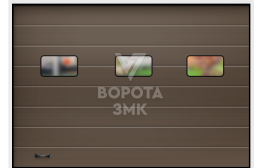 Секционные ворота промышленные 5000×3500 ЗМК-3954
