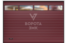Подъемные секционные ворота для навеса 2750×2500 ЗМК-3467