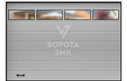 Подъемные ворота 2500×2500 ЗМК-3450