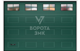 Подъемные ворота Люкс 2250×3000 Doorhan ЗМК-9756