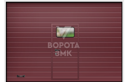 Ворота секционные 2250×3000 Doorhan с калиткой ЗМК-2909